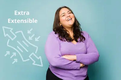 Chaussettes extra extensibles pour les femmes en surpoids