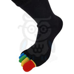 Chaussettes à 5 Doigts Couleur Pour Pieds Sensibles - Vignette | chaussettes-de-sante.fr