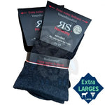 Chaussettes Extra Larges En Laine - 2 paires - Vignette | chaussettes-de-sante.fr