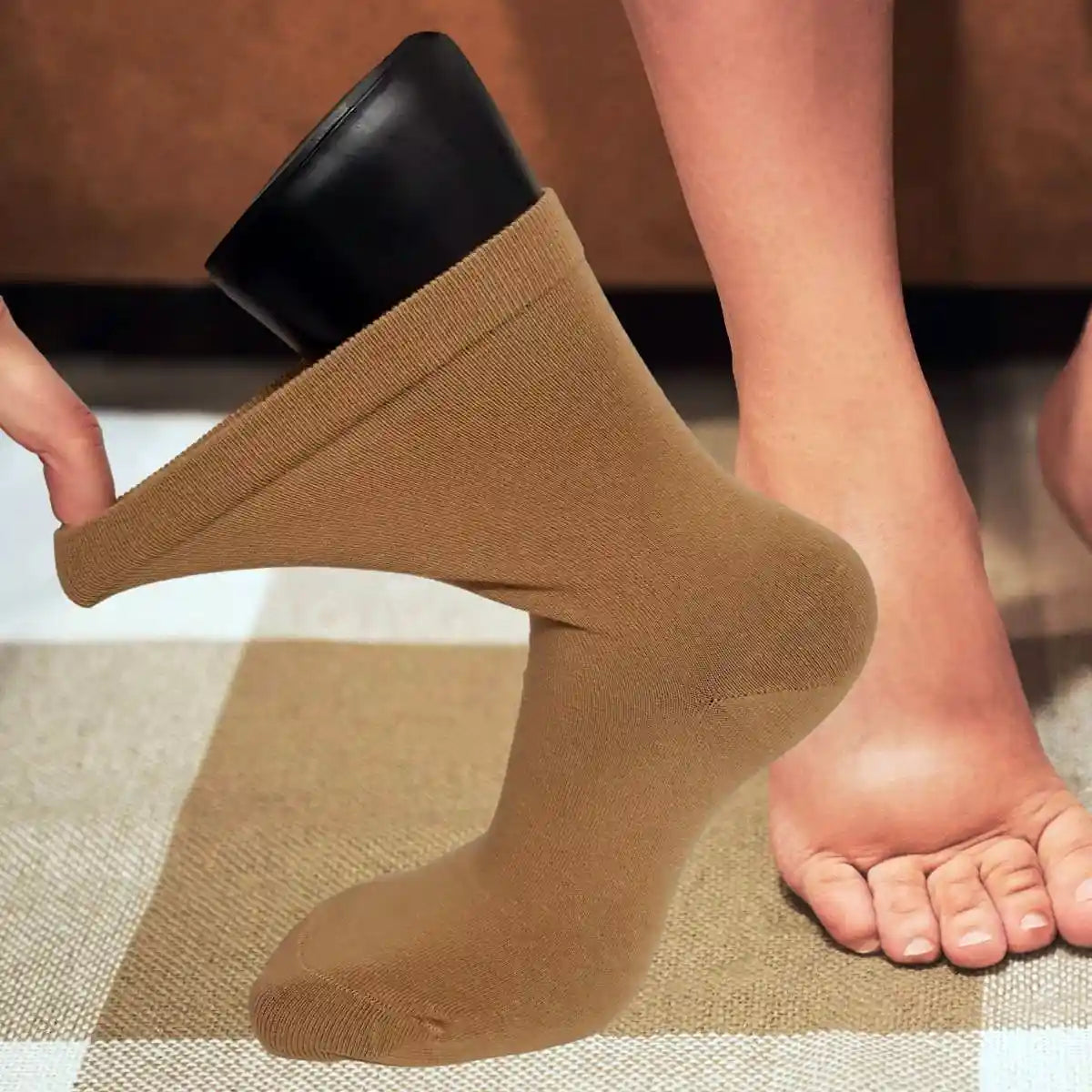 Chaussettes extensibles sur toute la longueur de la chaussette pour pieds et jambes  gonflés