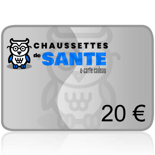 Carte-Cadeau Chaussettes-De-Sante.fr 20 00