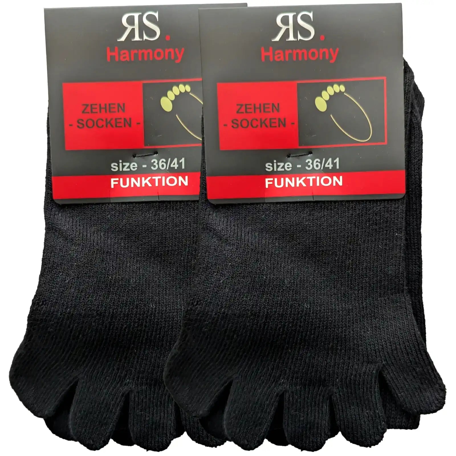 Chaussettes à doigts coton - 2 Paires 36/41 Chaussettes 5 doigts