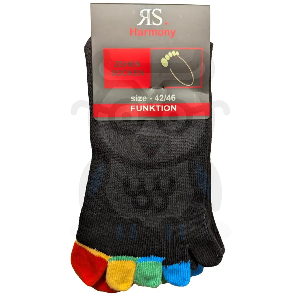 Chaussettes Doigts Couleur Noir / 42/46