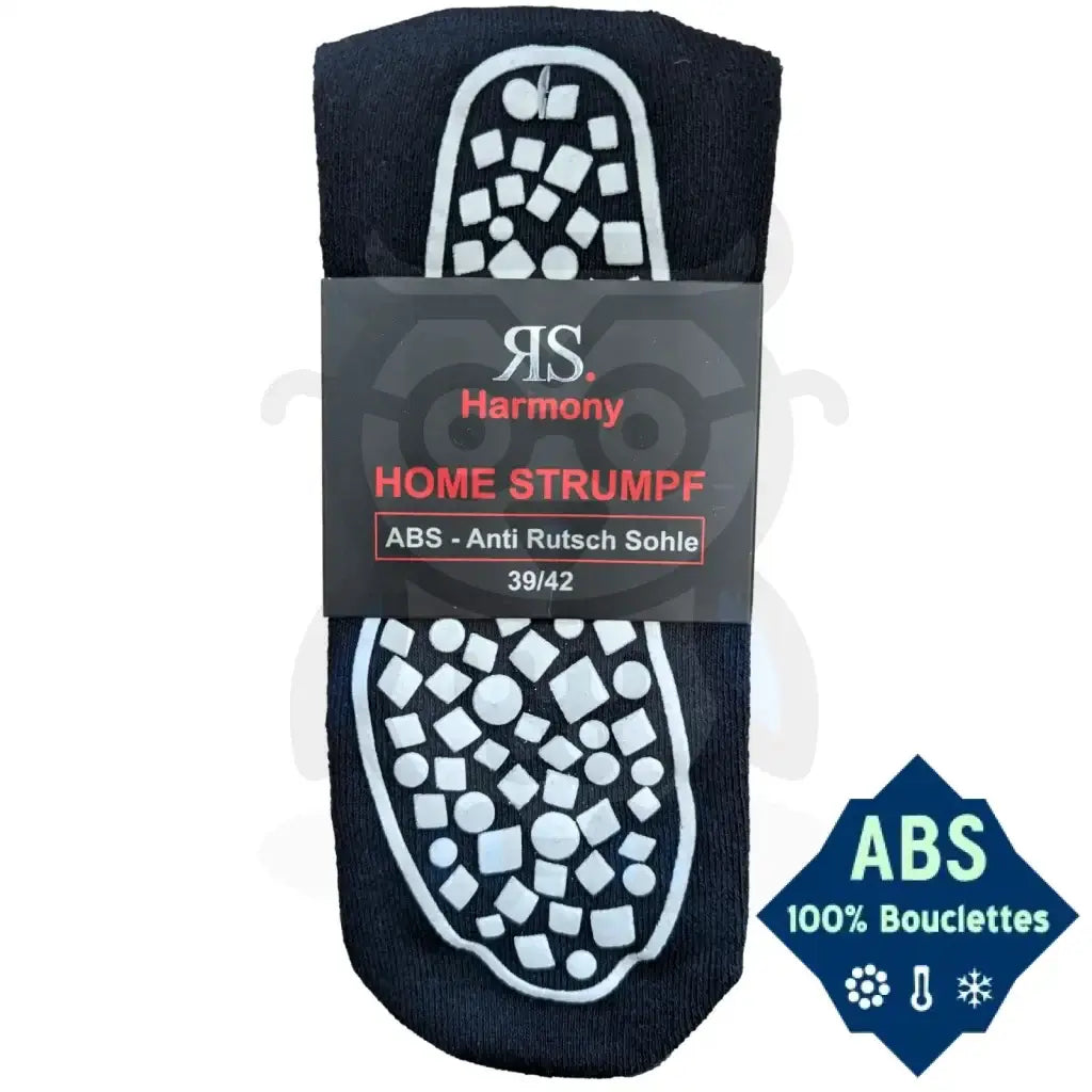 Chaussettes Antidérapantes Semelle ABS Home 39/42 / Marine Chaussettes antidérapantes