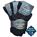 Chaussettes Diabétiques Homme Femme - 3 paires sans couture - 35/38 / Noir / Unisexe - Chaussettes Diabétiques