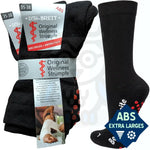 Chaussettes Extra Larges Antidérapantes - 2 Paires Confort - Vignette | chaussettes-de-sante.fr