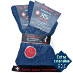 Chaussettes Larges Extra Extensibles Homme - 2 Paires - Vignette | chaussettes-de-sante.fr