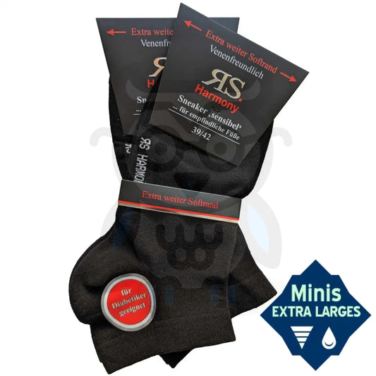 Mini-socquettes Extra Larges39-42- Sans Elastique - Sans couture